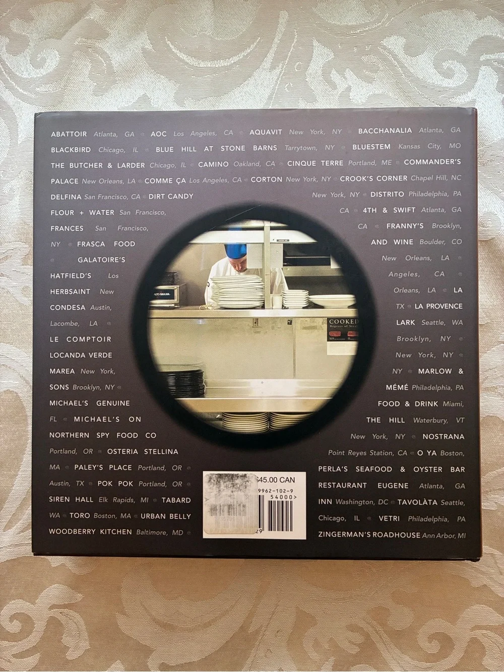 Off the Menu: Staff Meals from America’s Top Restaurants Hardcover Cookbook